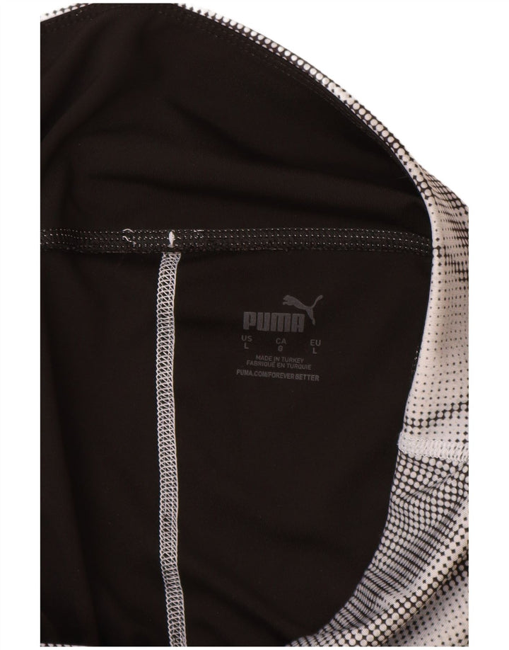 Leggings Puma da donna UK 16 Large Black Colourblock