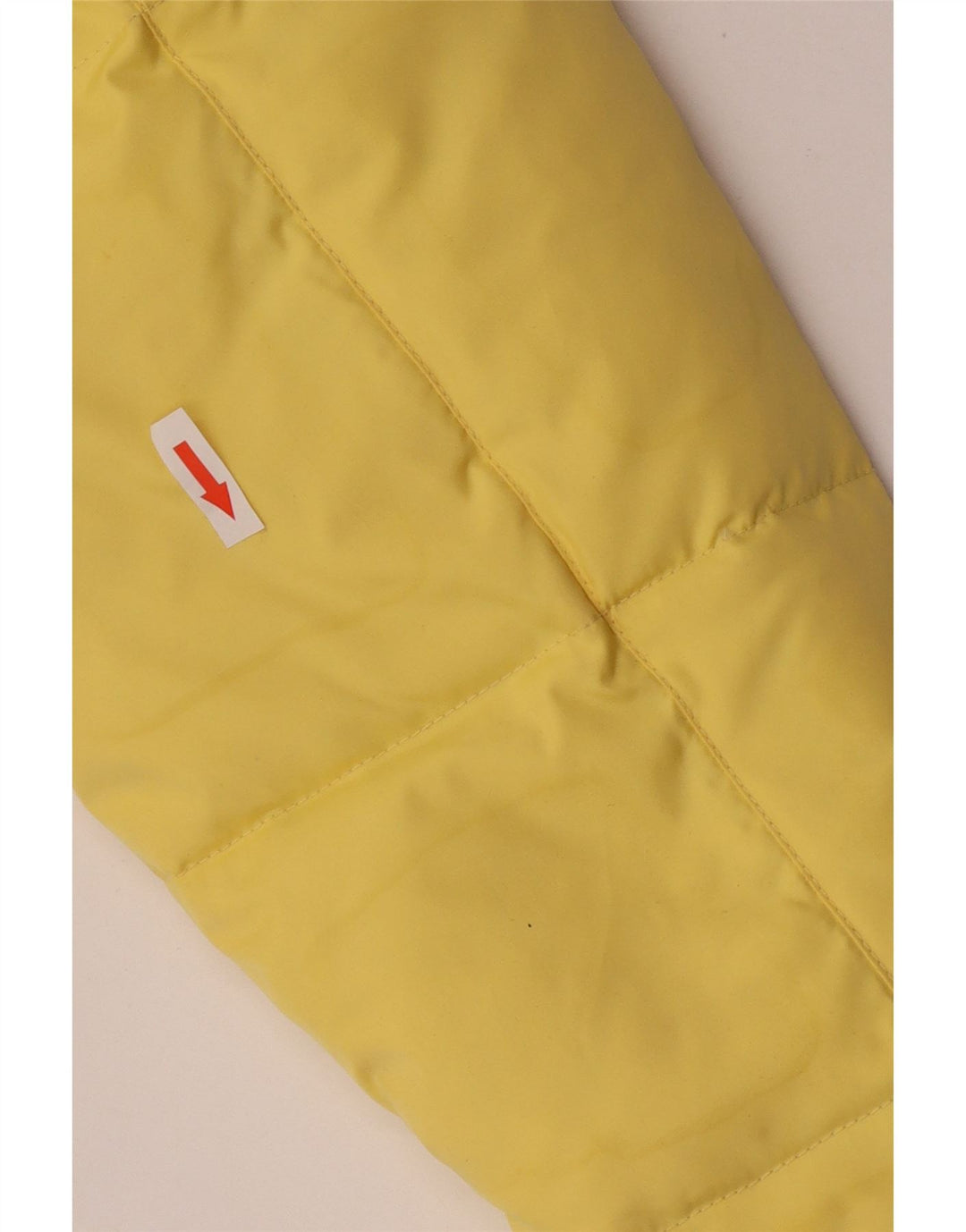 Giacca imbottita con cappuccio grafico da uomo Charro UK 36 Small Poliestere giallo