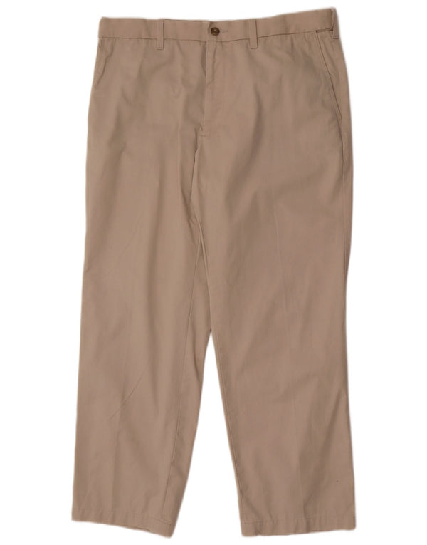 Pantaloni chino dritti Marks & Spencer da uomo blu Harbour W36 L29 Beige