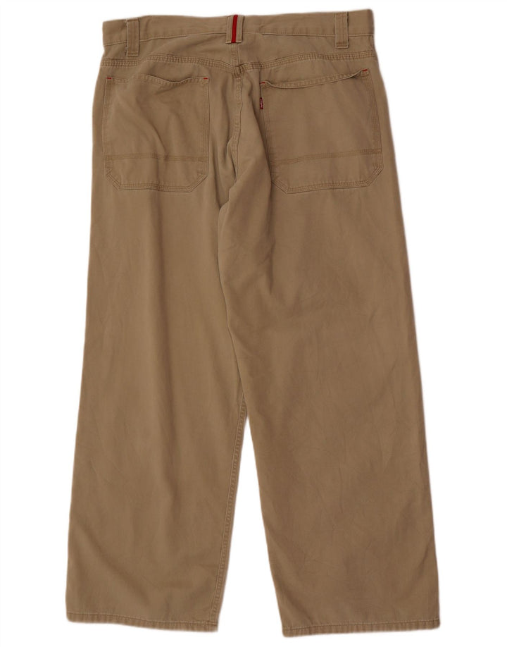 Pantaloni larghi da uomo Levi's W36 L30 in cotone beige