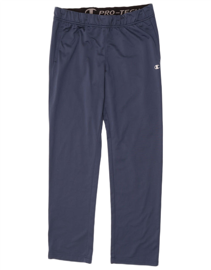 Pantaloni da tuta da uomo dalla vestibilità atletica Champion, grandi in poliestere blu navy