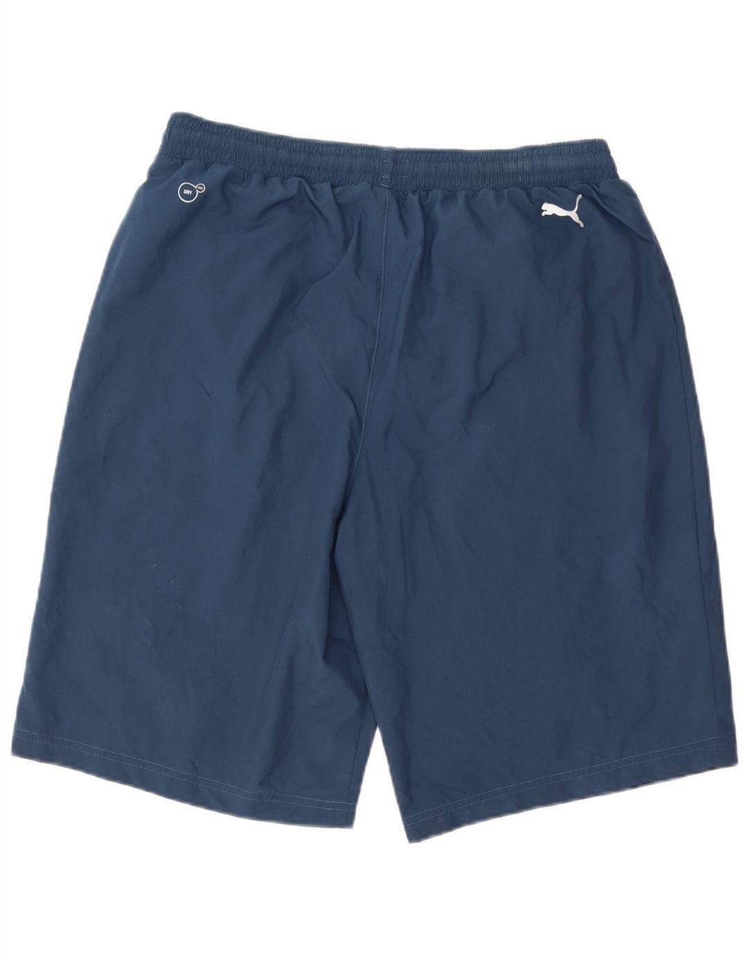 Pantaloncini sportivi grafici da uomo Puma Large in poliestere blu navy