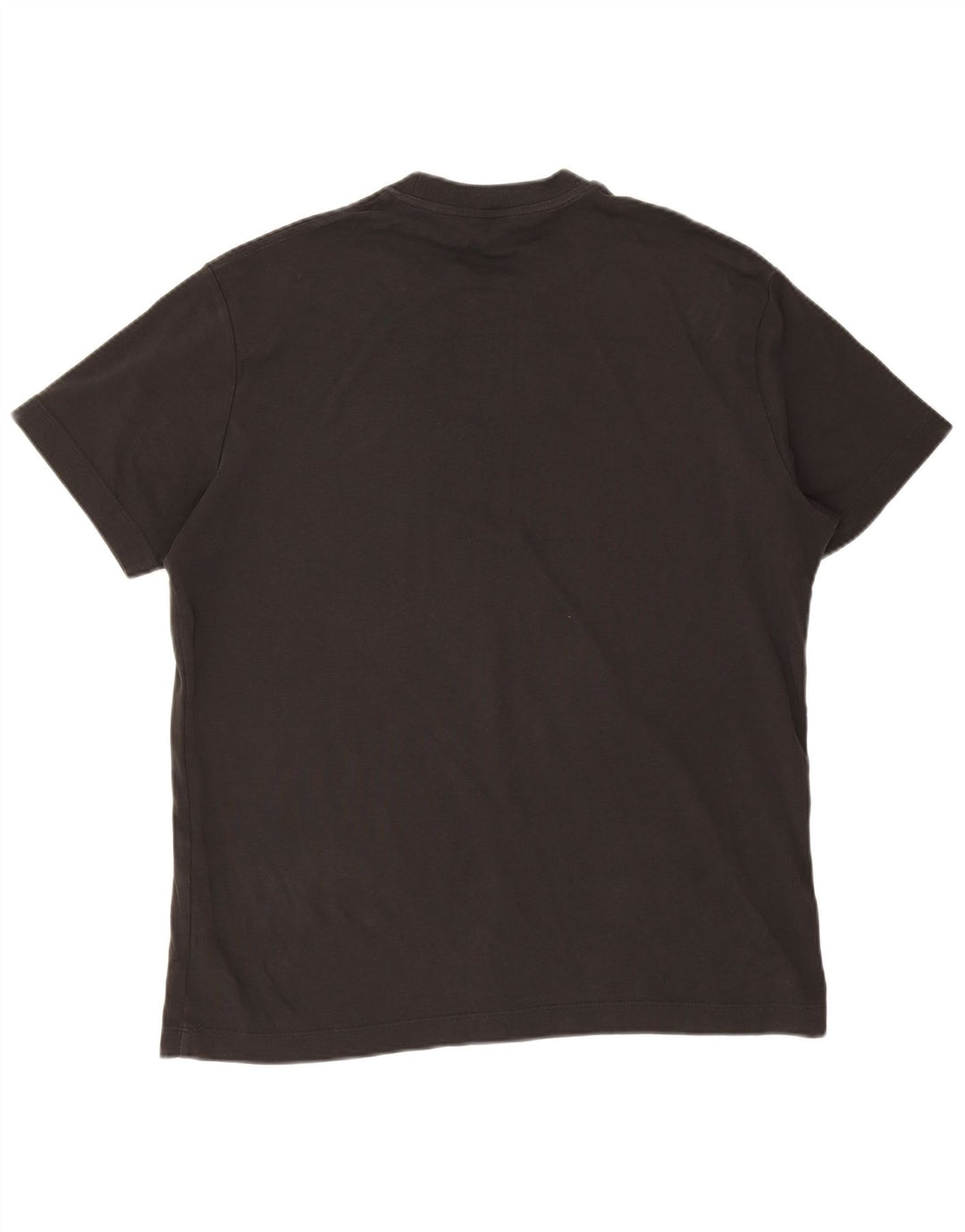 T-shirt da uomo Massimo Dutti Top Large in cotone grigio