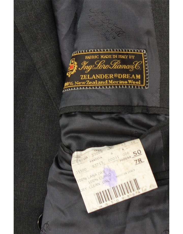 Giacca blazer da uomo a 2 bottoni Ing Loro Piona & Co. IT 50 Large Grigia
