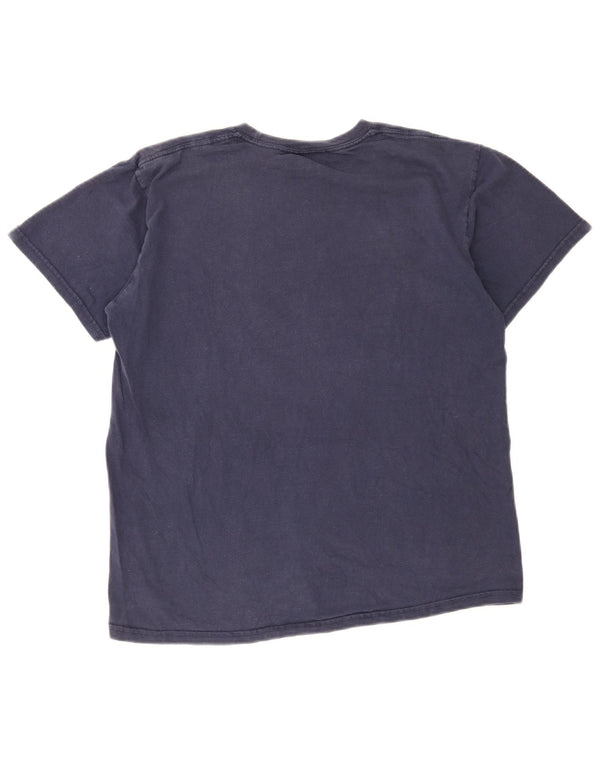 T-shirt da uomo Nike Top in cotone blu navy medio
