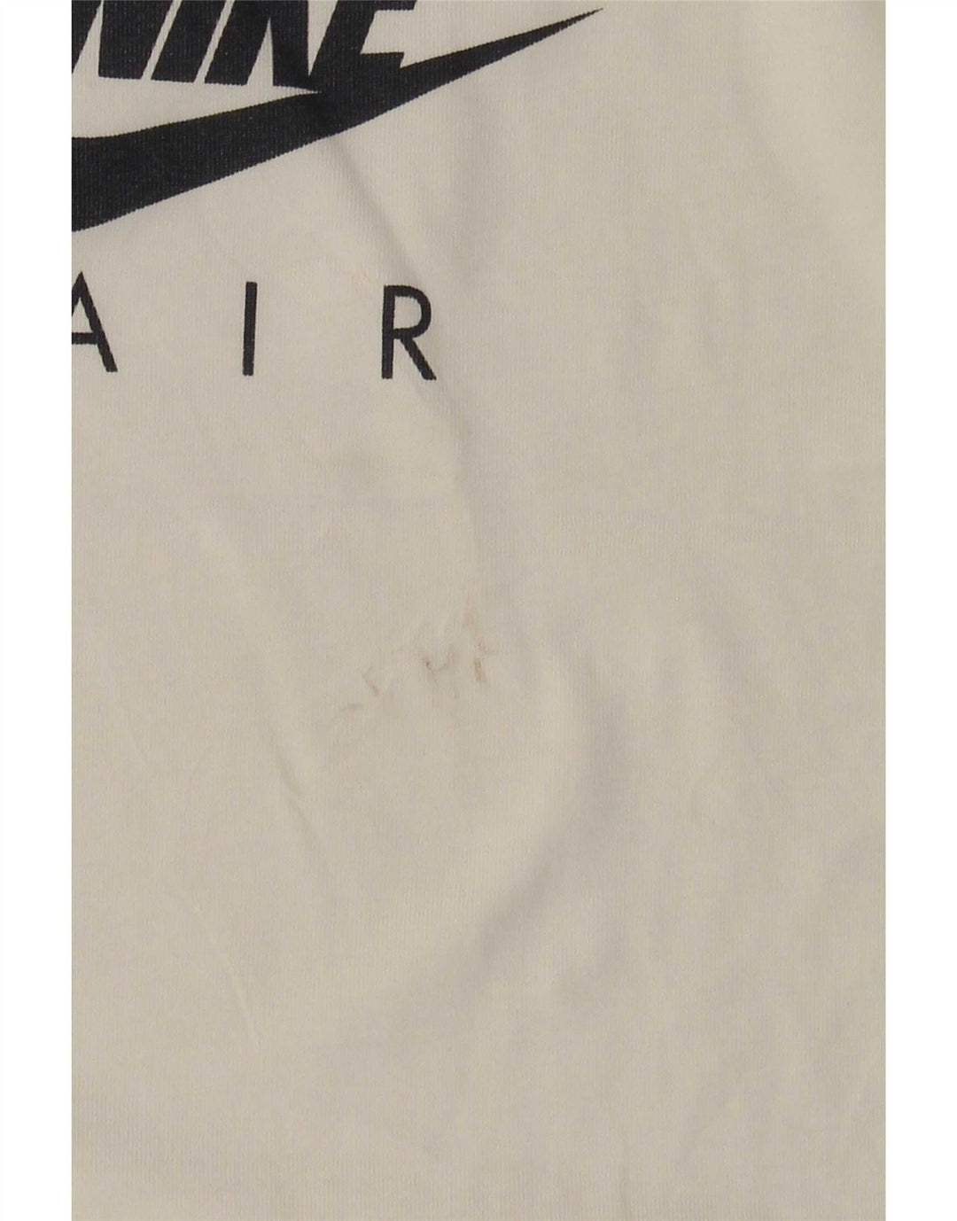 T-shirt Nike Air Graphic da uomo in cotone bianco medio