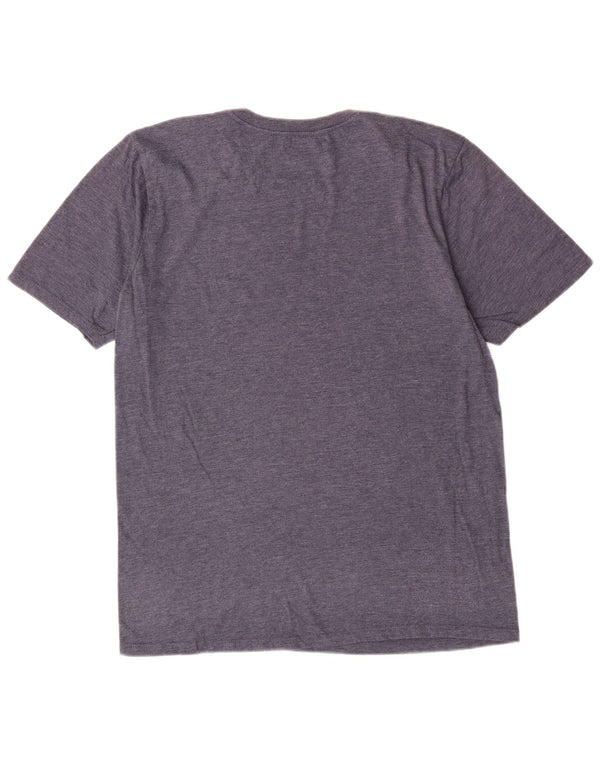 T-shirt da uomo Hurley Top in cotone blu navy medio