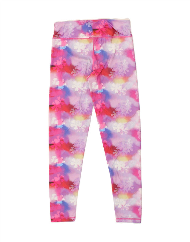 EDDIE BAUER Girls Leggings 14-15 Years Large Multicoloured Floral Vintage Eddie Bauer and Second-Hand Eddie Bauer from Messina Hembry 
