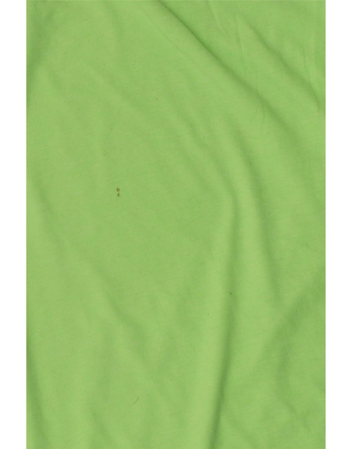 T-shirt grafica da donna Benetton Top UK 12 verde medio