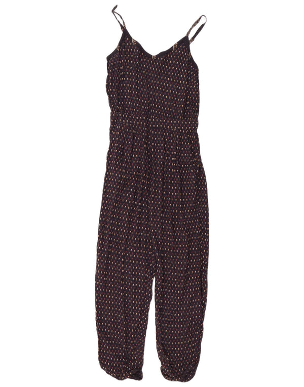 Tuta da donna FAT FACE UK 6 XS in viscosa floreale blu navy