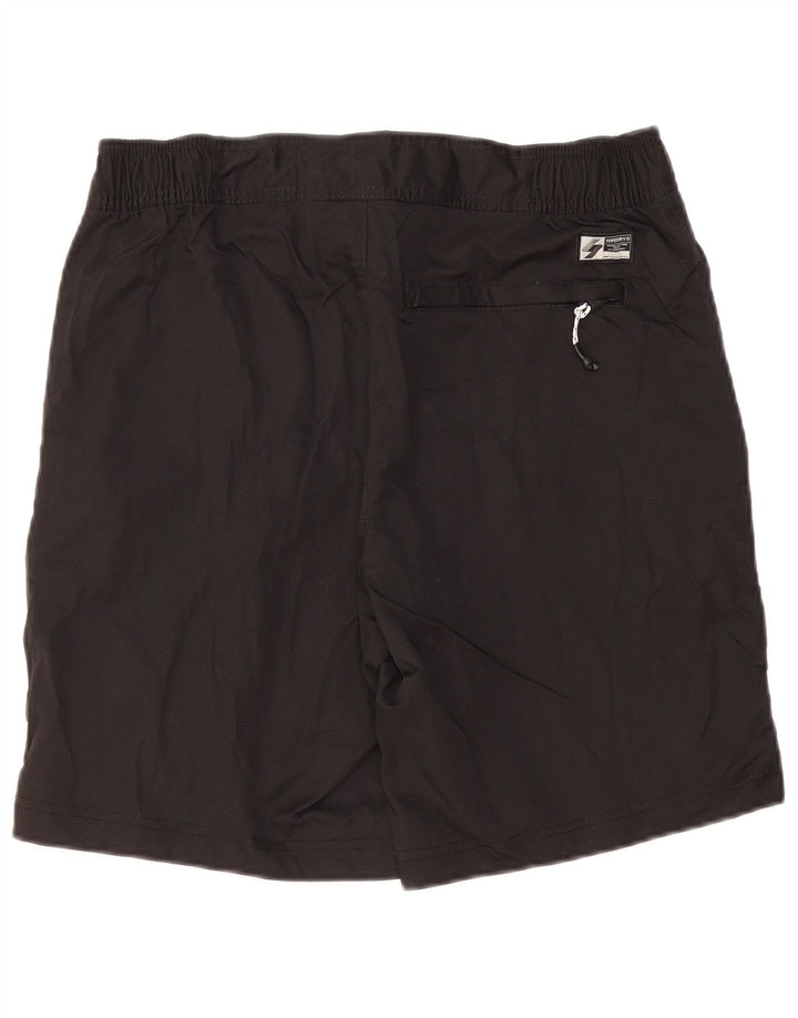 Pantaloncini da bagno grafici da uomo Superdry poliestere nero medio
