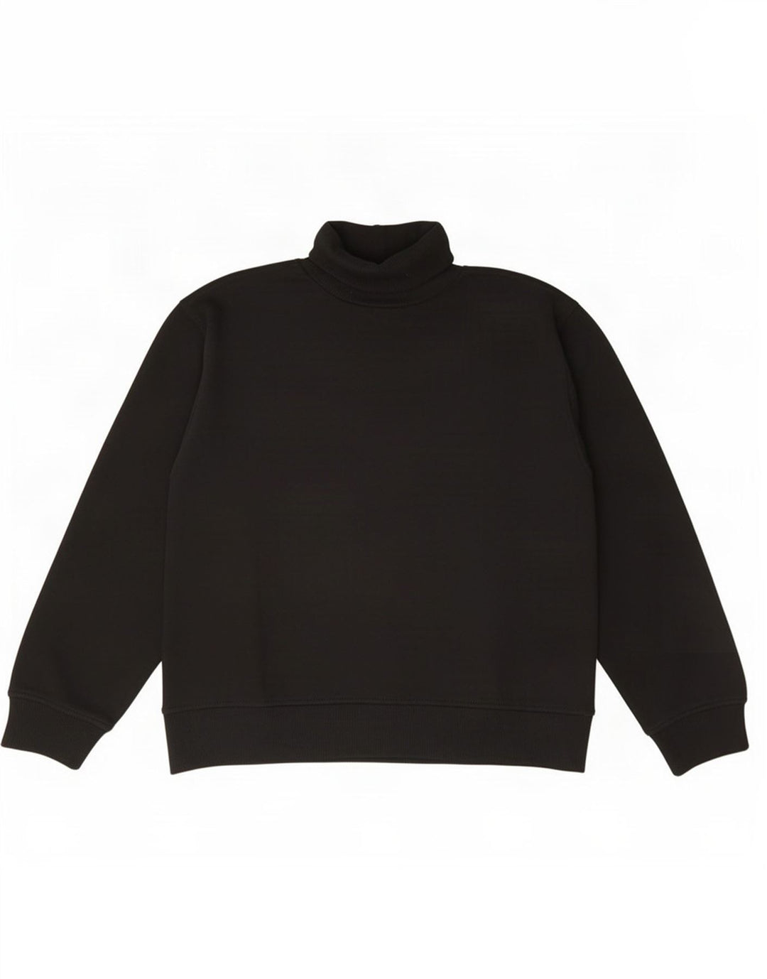Maglione maglione collo alto da donna Zara UK 14 cotone nero medio