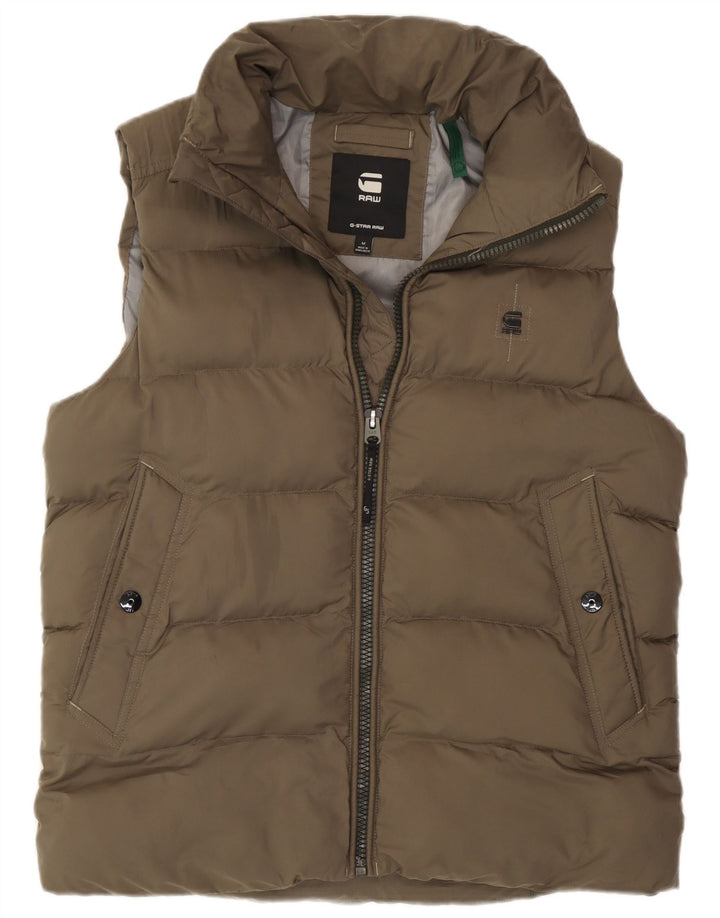 Gilet imbottito da uomo G-Star UK 38 medio poliestere kaki