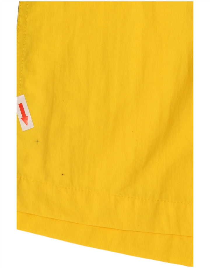 Pantaloncini da bagno grafici da uomo Fila XL giallo color block in poliammide