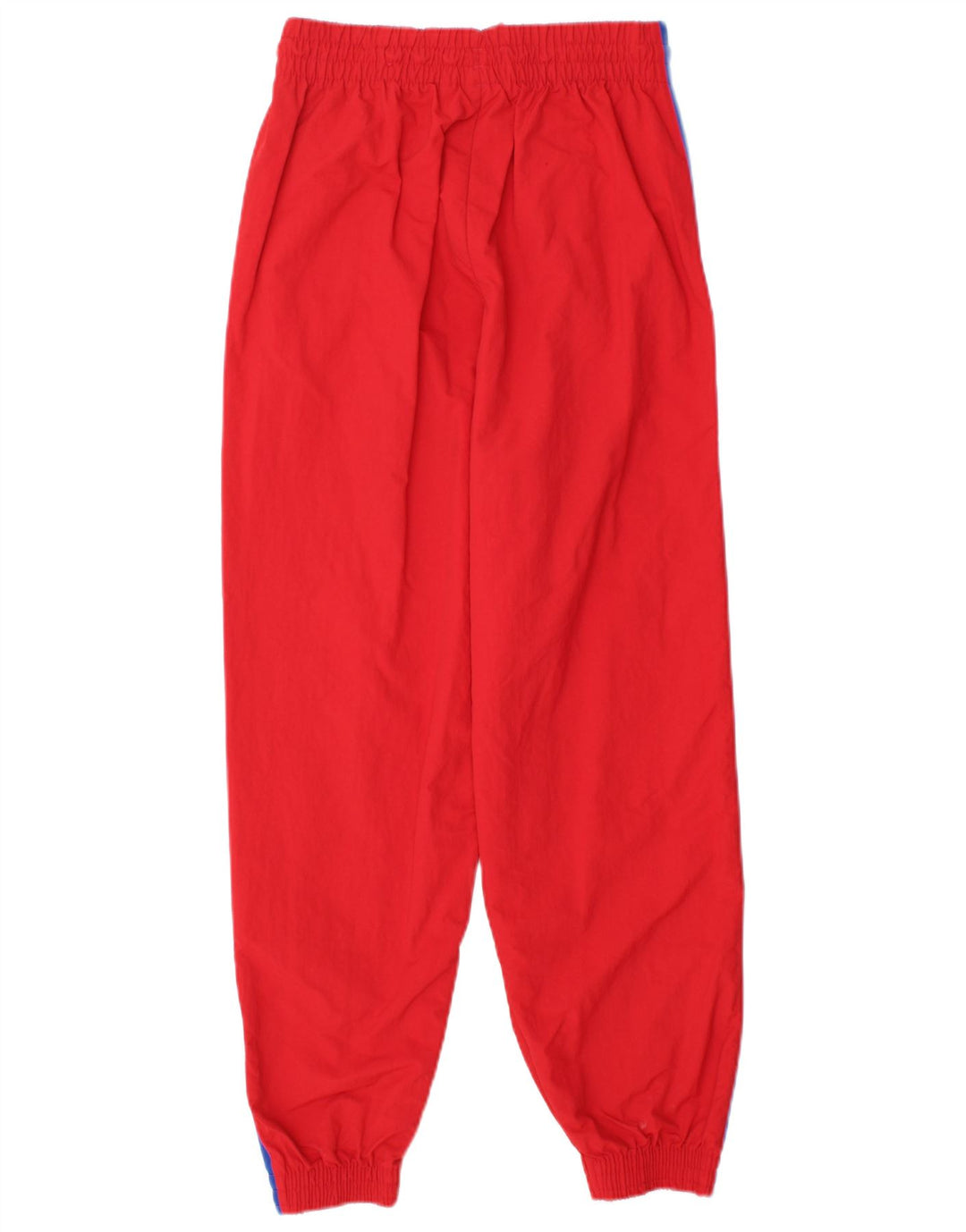 ADIDAS Giacca da tuta da donna vestibilità ampia UK 6 XS Rosso poliestere