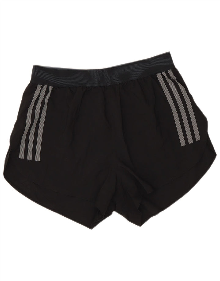 Pantaloncini sportivi Adidas Climalite da donna UK 8 piccoli poliestere nero