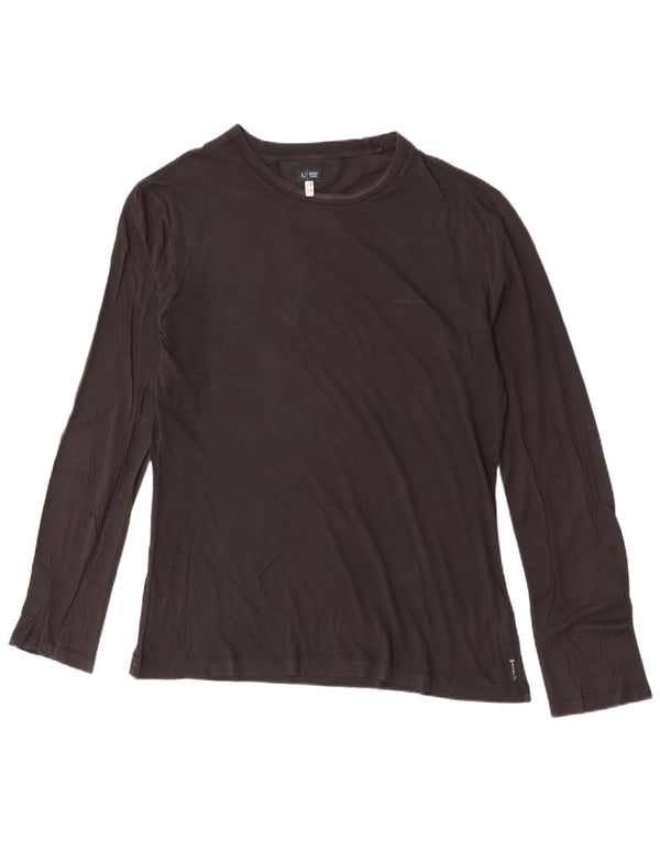 Armani Jeans Uomo Top Manica Lunga XL Nero