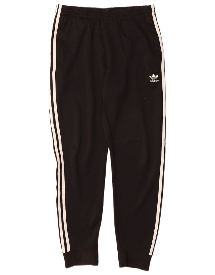 Pantaloni da tuta da uomo Adidas Joggers medio poliestere nero
