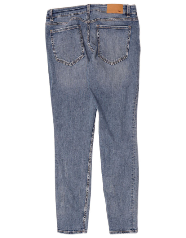 Zara Womens Slim Fit Skinny Jeans EU 42 Large W32 L27 Blue Cotton