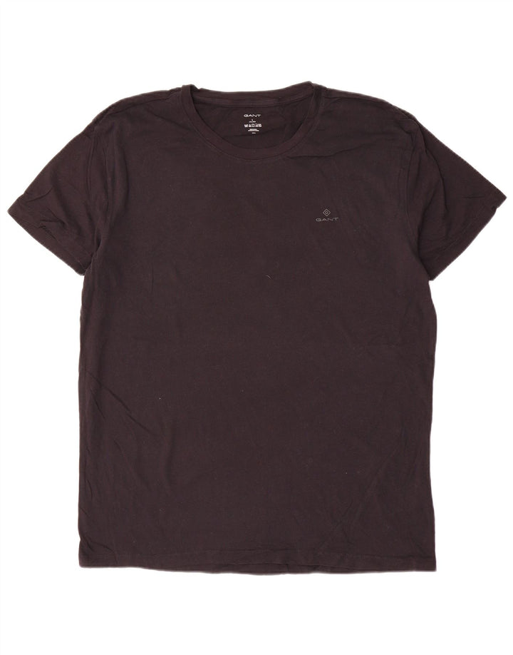 GANT T-shirt da uomo Top grande in cotone nero