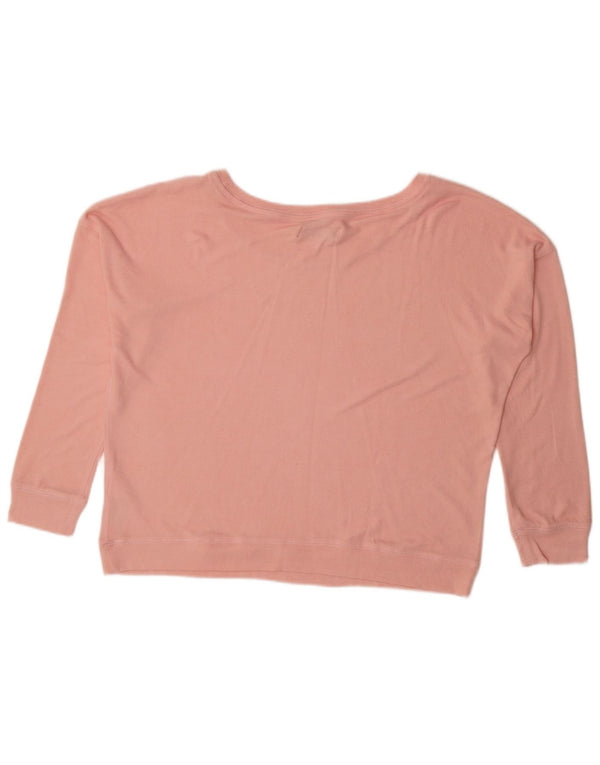 Camicetta oversize da donna Abercrombie & Fitch UK 16 Large Rosa Viscosa