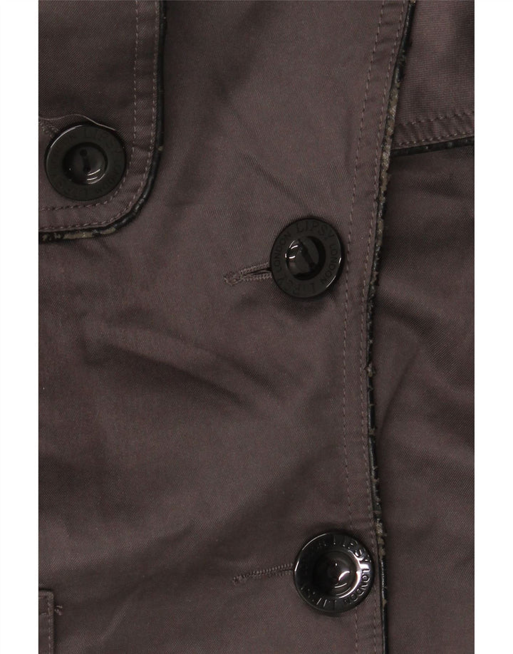 Trench da donna Lipsy UK 12 Poliestere grigio medio