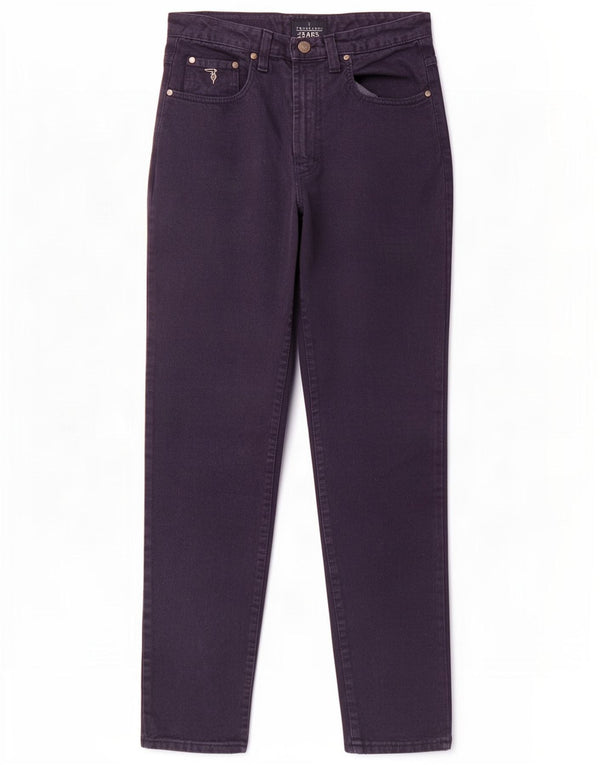 Jeans Trussardi Donna affusolati a vita alta IT 45 Medio W31 L31 Blu Navy