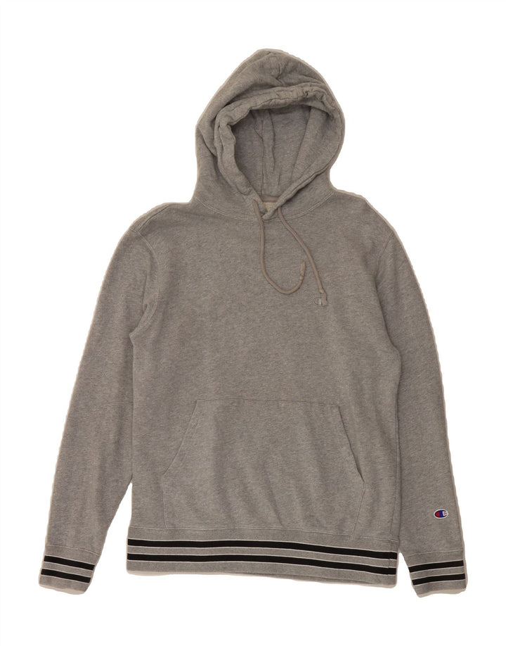 CHAMPION Womens Hoodie Jumper UK 14 Large Grey Vintage Champion and Second-Hand Champion from Messina Hembry 