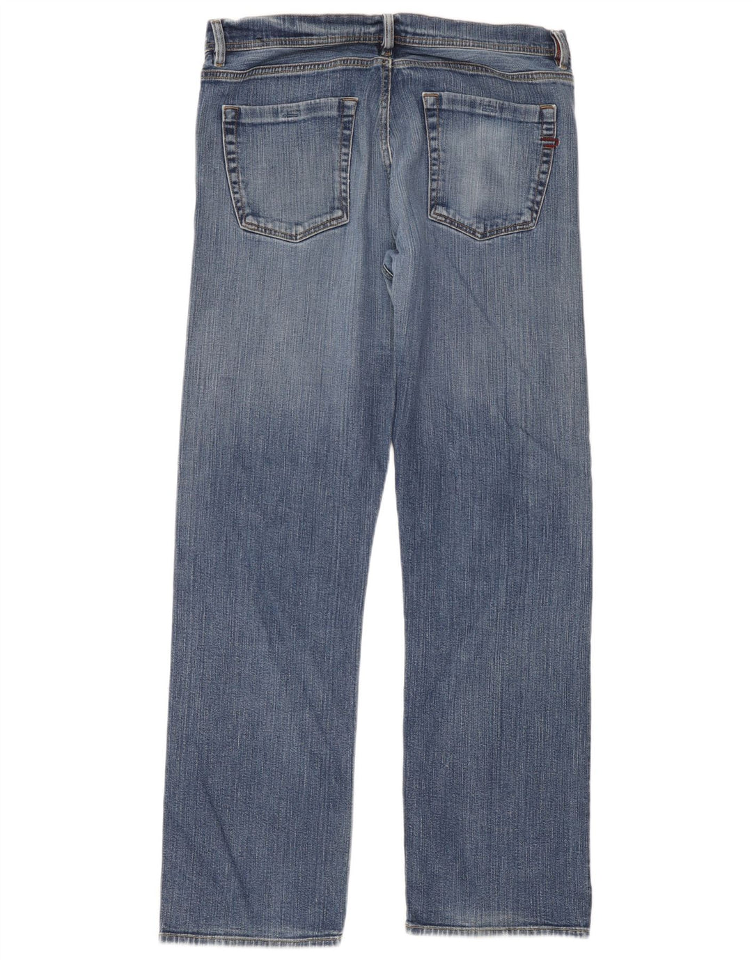 Jeans dritti da uomo Diesel W36 L32 in cotone blu