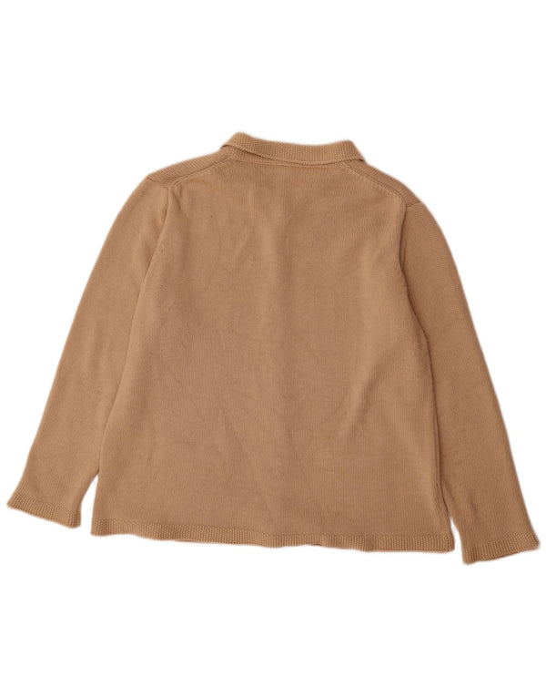 Maglione cardigan da donna Marks & Spencer UK 20 2XL Acrilico beige