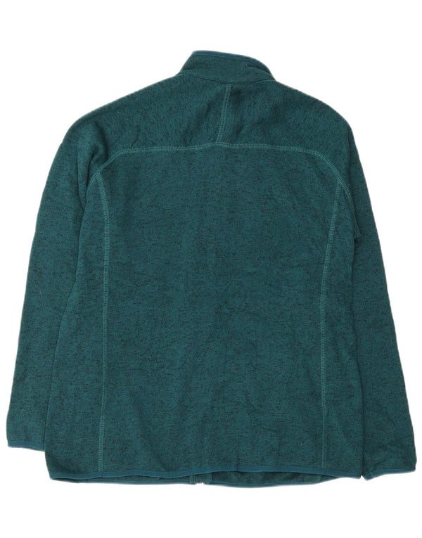EDDIE BAUER Giacca da tuta da donna UK 18 XL Poliestere verde