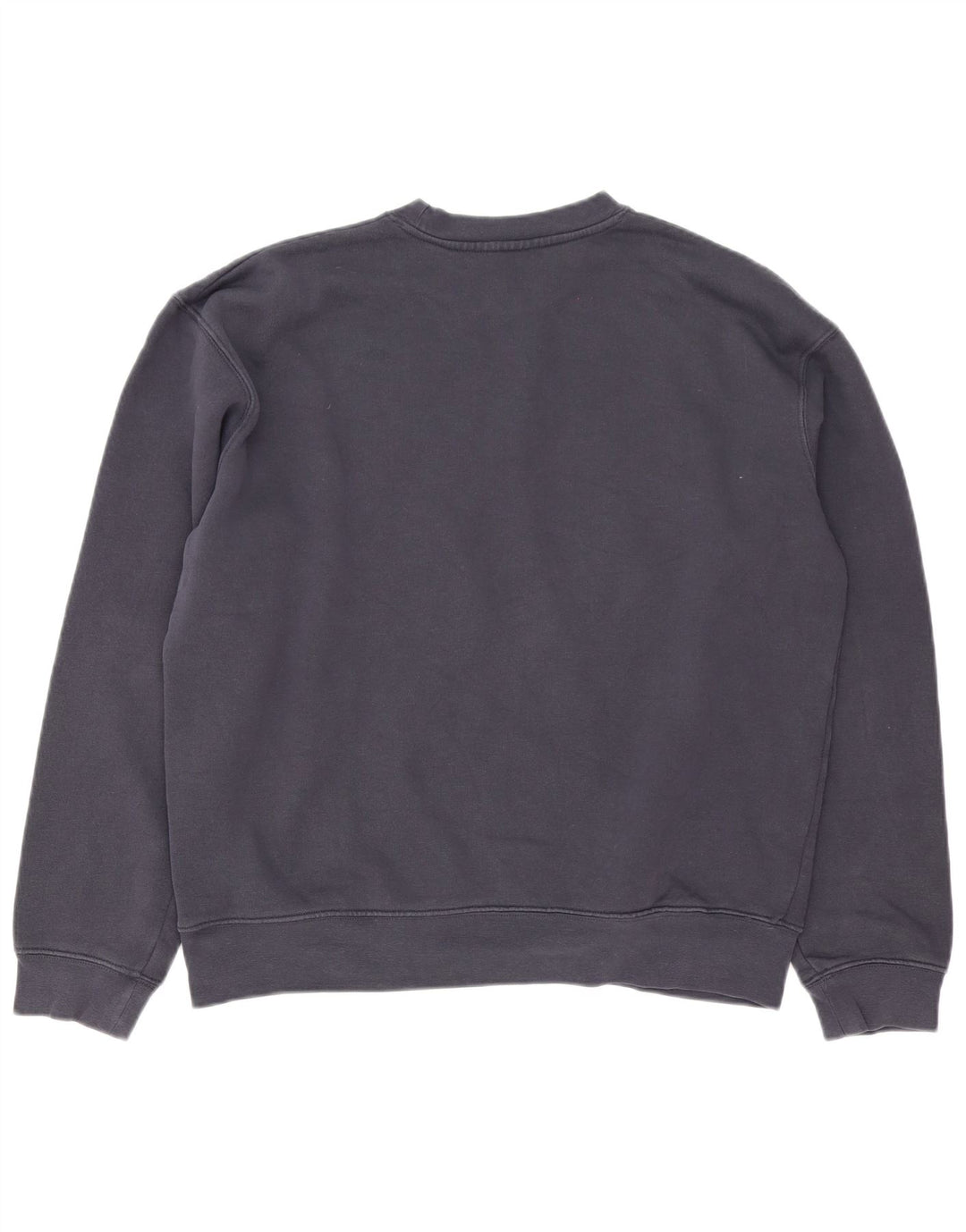 Felpa Zara da uomo in cotone medio blu navy
