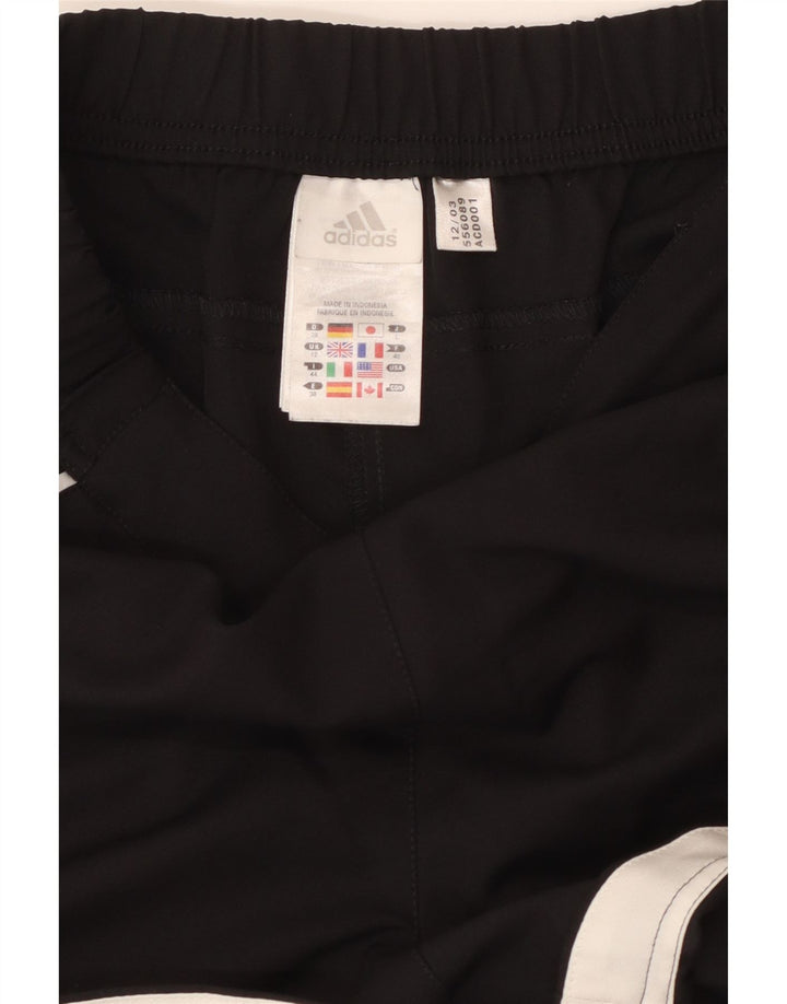Pantaloncini sportivi ADIDAS da donna UK 12 medio nero poliestere