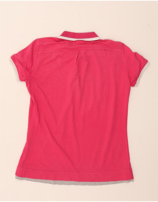 Polo da donna con vestibilità Heritage CHAMPION UK 18 XL in cotone color block rosa