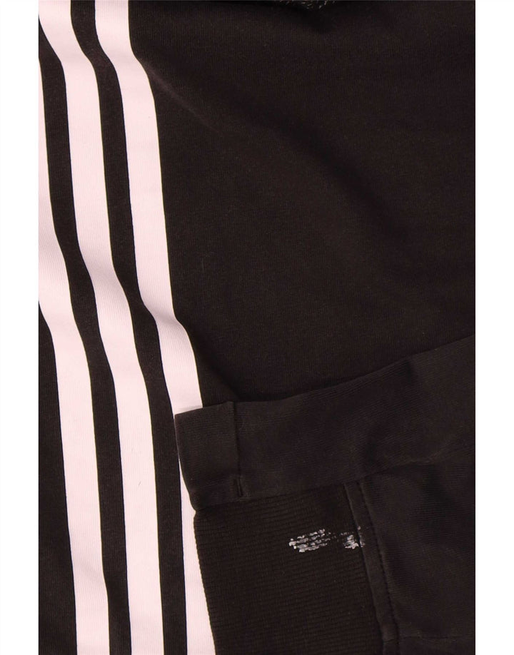 Felpa con cappuccio da uomo Adidas Medium in cotone nero
