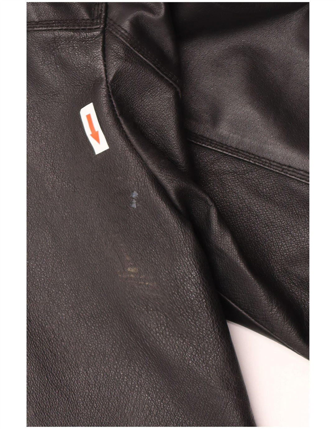 Giacca in pelle vintage da uomo IT 52 XL in pelle nera