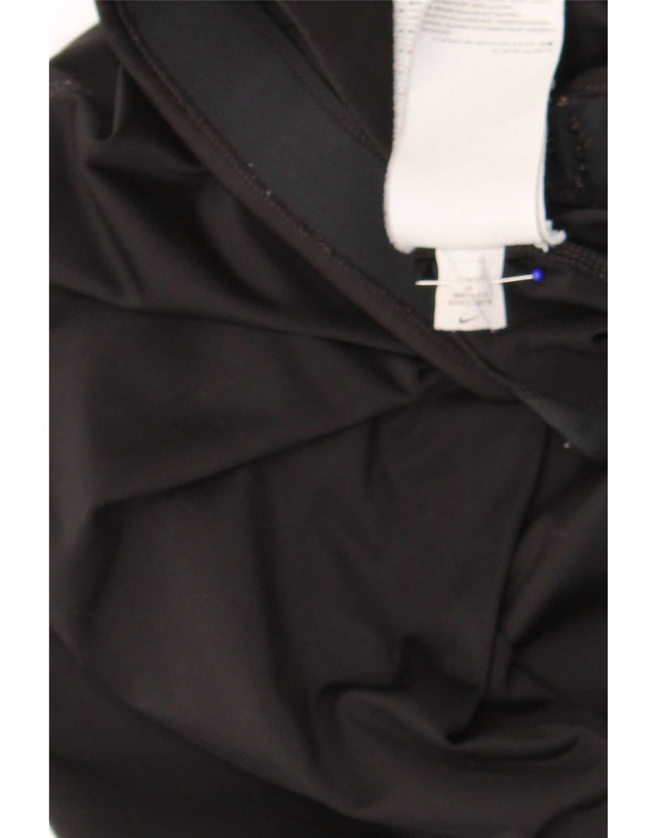 Leggings da donna Nike UK 12 medio nero poliestere sportivo