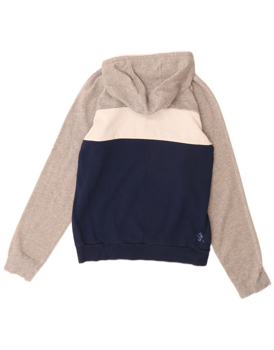 Maglione con cappuccio grafico da uomo ADIDAS in cotone color block medio multicolore