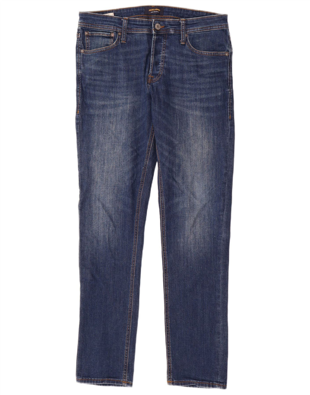 Jeans slim da uomo Jack & Jones W32 L32 cotone blu