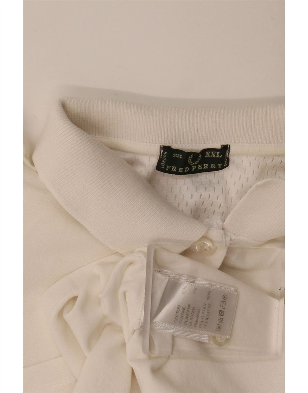 Polo da donna Fred Perry UK 20 2XL cotone bianco