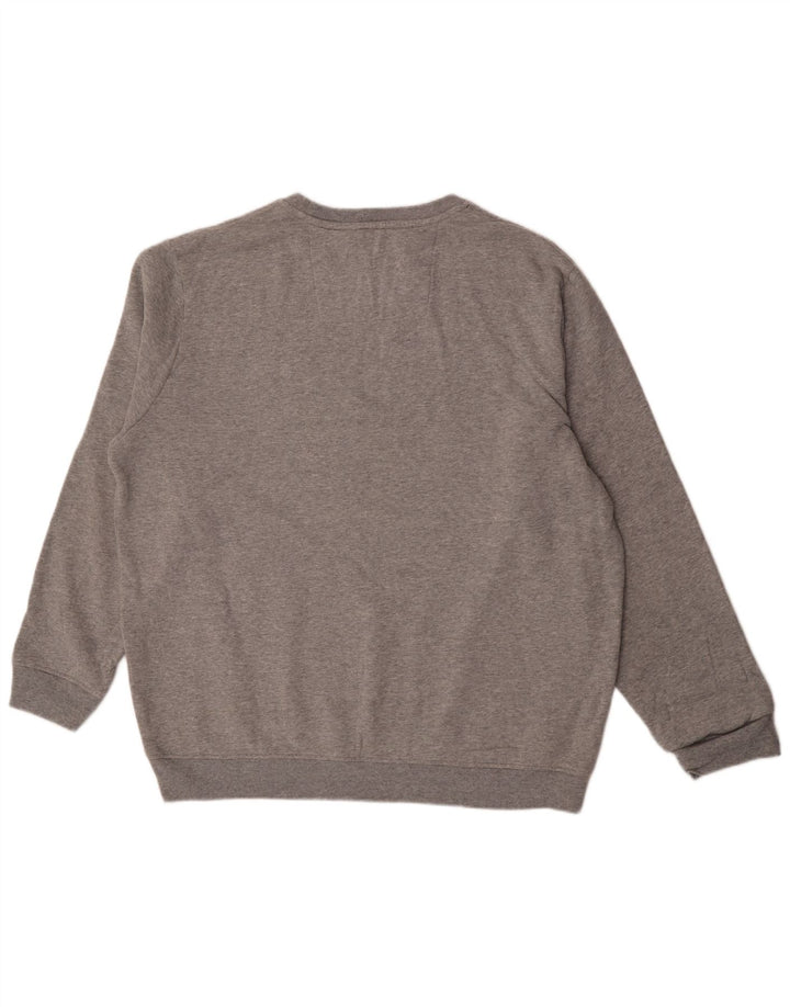 Crew Clothing Felpa grafica da uomo Maglione 2XL Cotone grigio