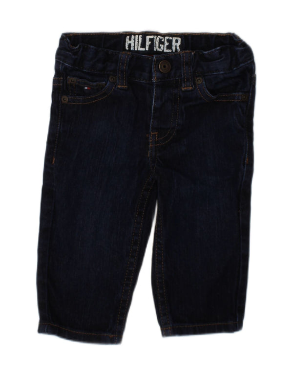 TOMMY HILFIGER Baby Boys Straight Jeans 3-6 Months W18 L7 Navy Blue Cotton
