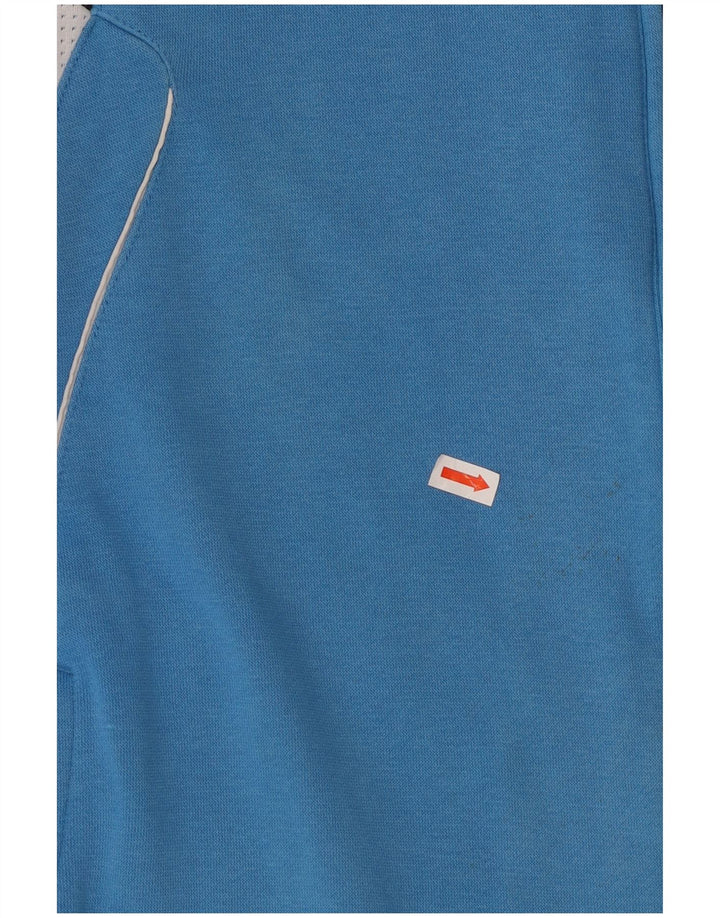 Giacca da tuta da uomo ADIDAS UK 40/42 Cotone color block blu medio