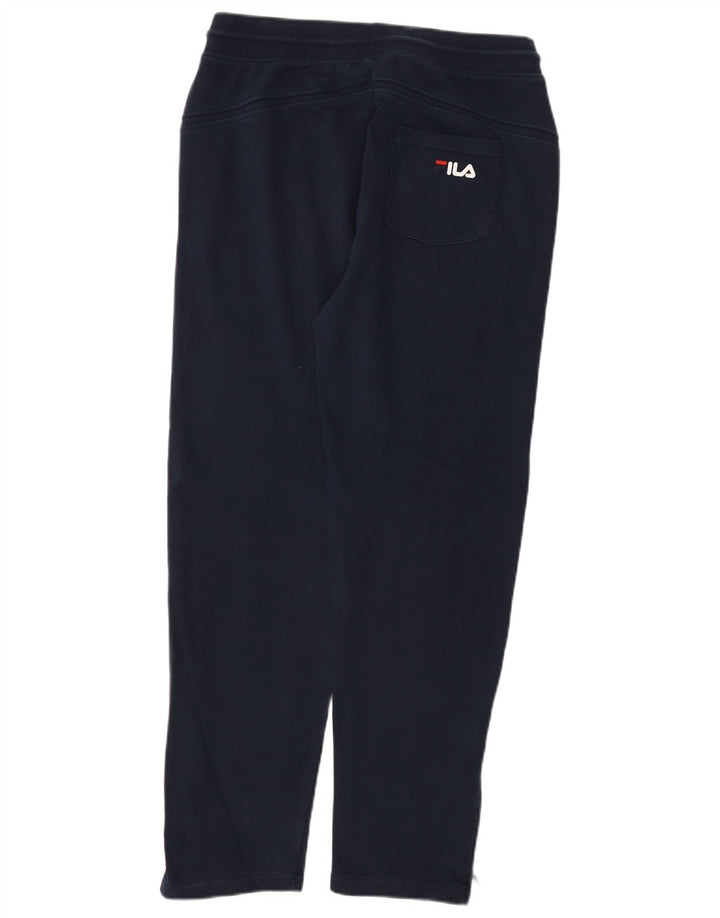Pantaloni da tuta da uomo Fila in cotone medio blu navy