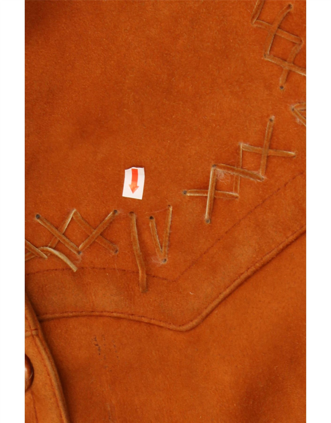 Cappotto oversize in shearling vintage da donna UK 18 XL Marrone