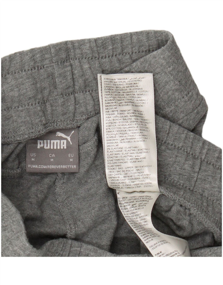 Pantaloni da tuta da donna PUMA Joggers UK 14 Cotone grigio medio