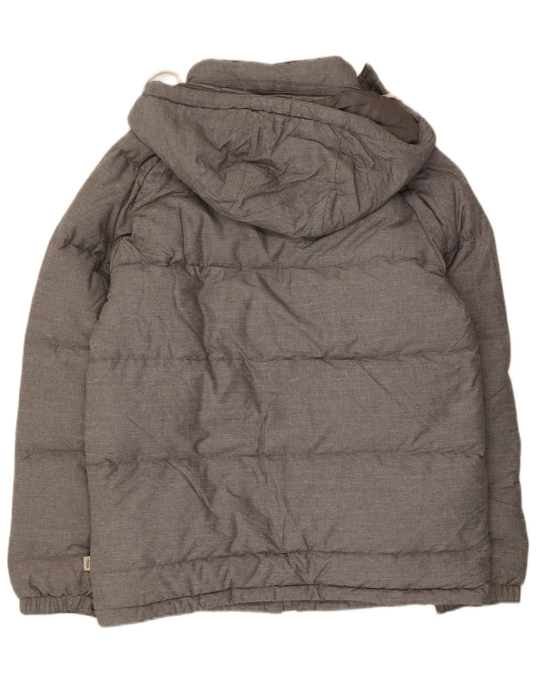 Giacca imbottita con cappuccio da uomo VANS UK 38 Nylon grigio medio