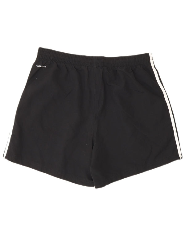 Pantaloncini sportivi da uomo Adidas grandi sportivi in poliestere nero