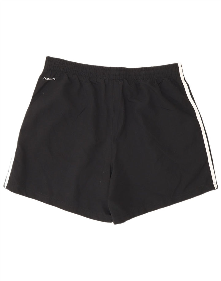 Pantaloncini sportivi da uomo Adidas grandi sportivi in poliestere nero