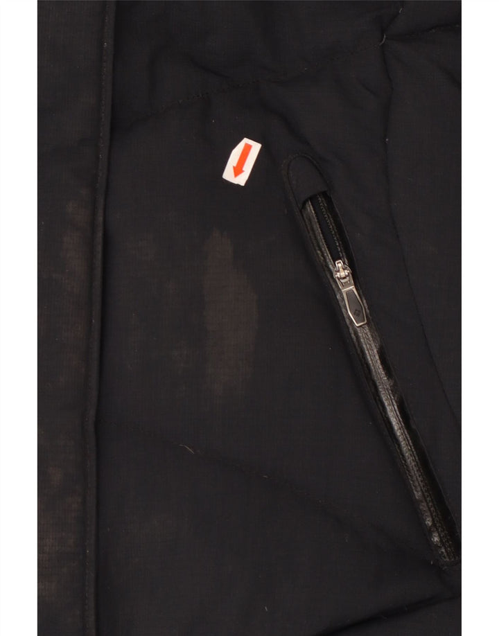 Giacca imbottita con cappuccio Omni-Heat da donna COLUMBIA UK 10 piccola in nylon blu navy